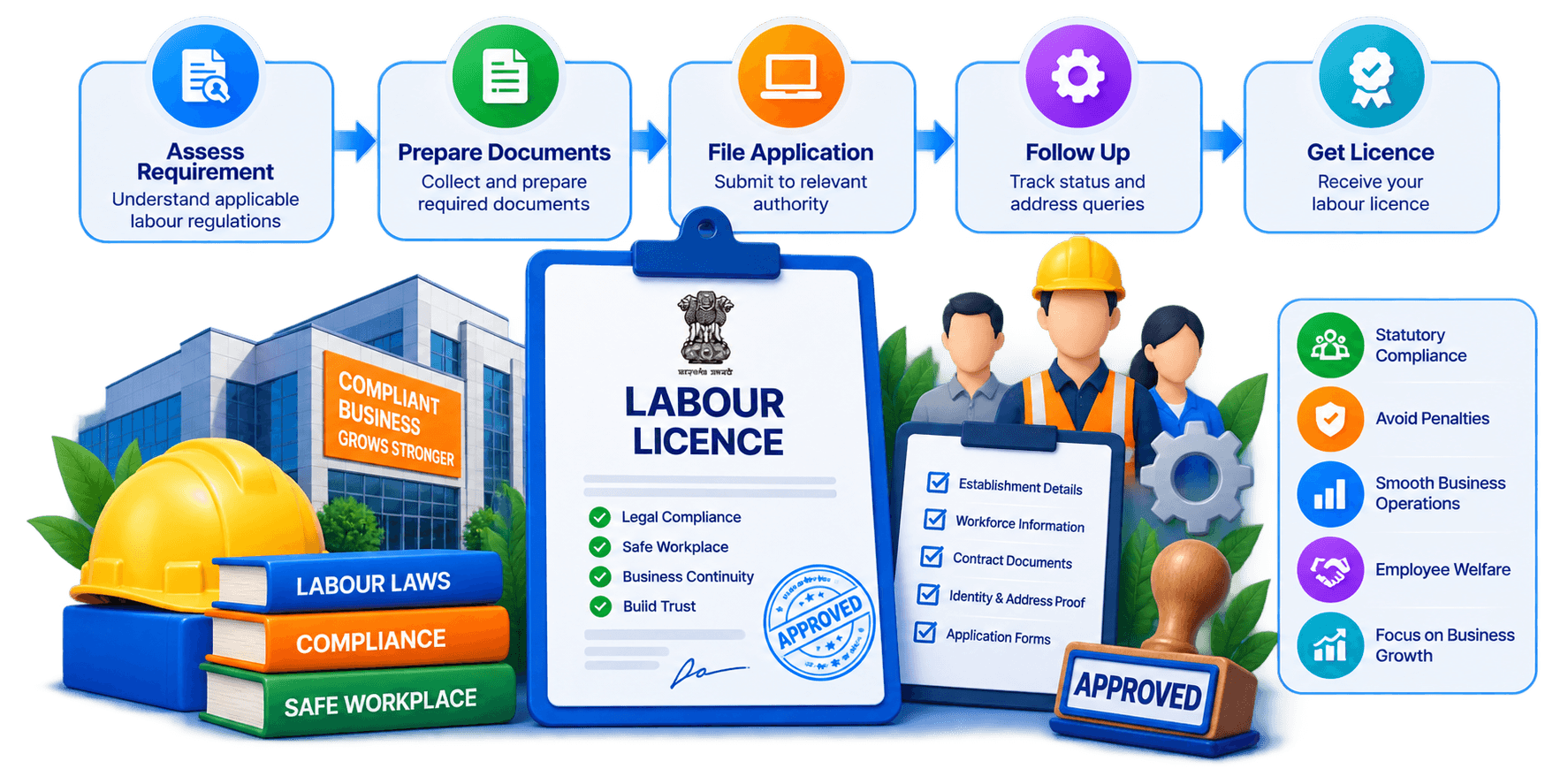 Labour Licence illustration
